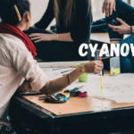 cyanová