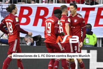 alineaciones de 1. fc düren contra bayern munich