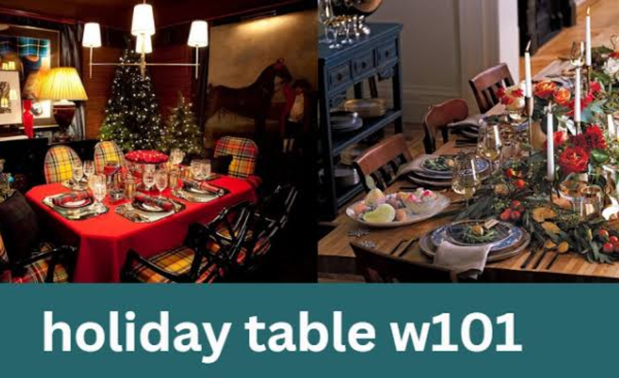 holiday table w101